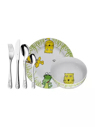 WMF | Kinder Besteck 6-teilig Safari Crogargan / Bunt | 